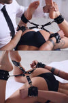 Noir Chain Restriction Set Zincir Detaylı Fantazi Aksesuarı