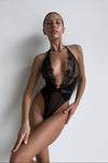 Velvet Noir Bodysuit İthal