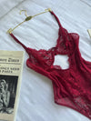 luxury Ruby Lace Bodysuit