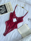 luxury Ruby Lace Bodysuit