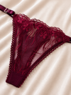 Velvet Plum Bra Set