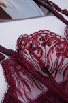 Velvet Plum Bra Set